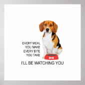 Beagle Mam zal Beagle bekijken Poster (Voorkant)