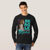 Beagle Mama Beagles Mom Dog Owner Beagle T-shirt (Voorkant volledig)