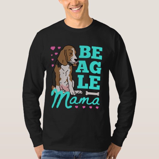 Beagle Mama Beagles Mom Dog Owner Beagle T-shirt (Voorkant)