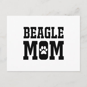 Beagle mama briefkaart