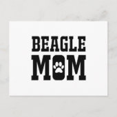 Beagle mama briefkaart (Voorkant)