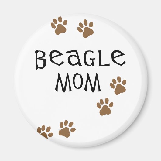 Beagle mama magneet (Voorkant)
