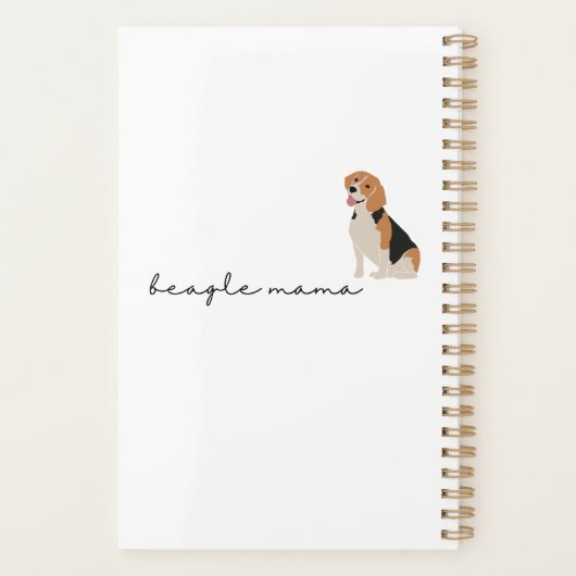 Beagle Mama Planner (Achterkant)