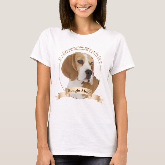 Beagle mama t-shirt (Voorkant)