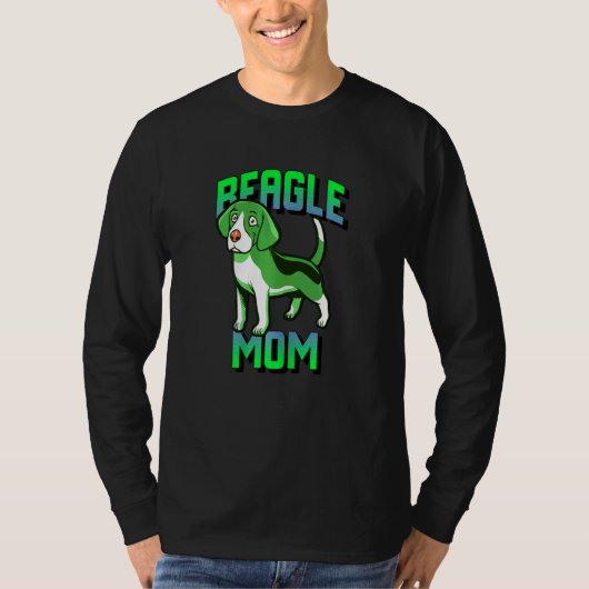 Beagle mama t-shirt (Voorkant)