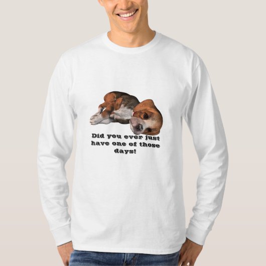 Beagle mannen T-shirt (Voorkant)