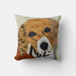 Beagle Marquetry Pillow Kussen