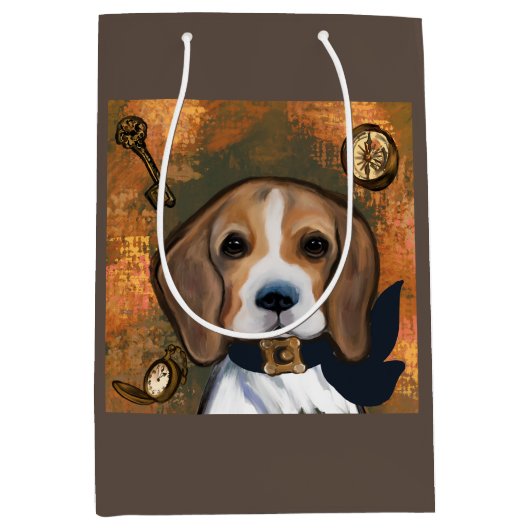 Beagle medium cadeauzakje (Voorkant)