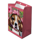 Beagle medium cadeauzakje (Achterkant Gekanteld)