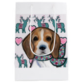 Beagle      medium cadeauzakje (Achterkant)