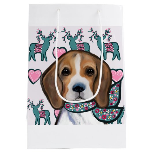 Beagle medium cadeauzakje (Achterkant)
