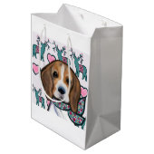 Beagle      medium cadeauzakje (Achterkant Gekanteld)