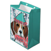 Beagle Medium Cadeauzakje (Voorkant Gekanteld)