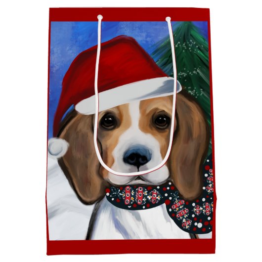 Beagle Medium Cadeauzakje (Achterkant)