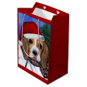 Beagle Medium Cadeauzakje (Achterkant Gekanteld)