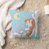 Beagle, melk en de maan kussen (Deken)