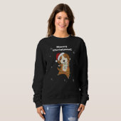 Beagle Merry Christmas Winter Animals Dog Trui (Voorkant volledig)