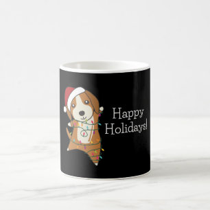 Beagle Merry Winter Animals Dog Coffee Koffiemok