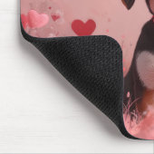 Beagle met Rozen - Valentijnsdag Muismat (Hoek)