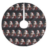 Beagle met Sinterklaas Feestelijke Kerstmis Kerstboom Rok (Voorkant)