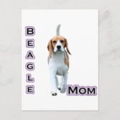 Beagle Moeder 4 Briefkaart (Voorkant)