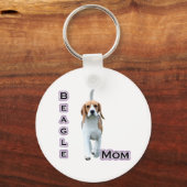 Beagle Moeder 4 - Sleutelhanger (Achterkant)