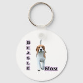 Beagle Moeder 4 - Sleutelhanger (Achterkant)