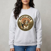 Beagle Moeder Crewneck Beagle Hond Moeder Cadeau V Trui