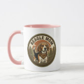 Beagle Moeder Koffiemok | Beagle Hond Moeder Cadea Mok (Links)