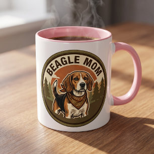 Beagle Moeder Koffiemok Beagle Hond Moeder Cadea Mok