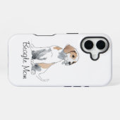 Beagle Moeder Premium iPhone 16 Hoesje (Achterkant horizontaal)