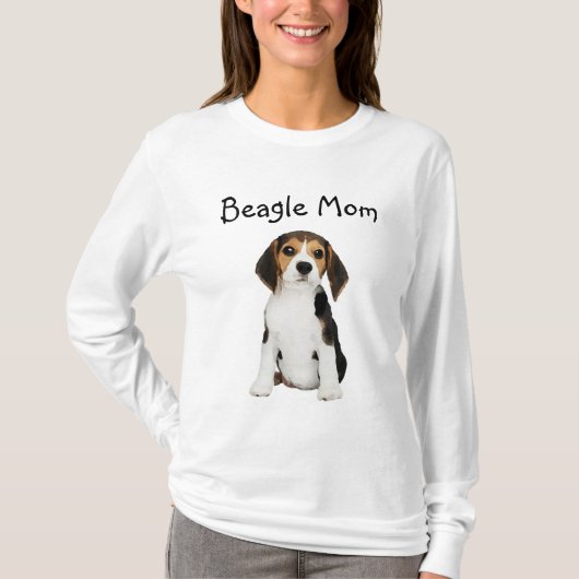 Beagle Moeder T-shirt (Voorkant)