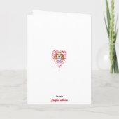 Beagle Moeder Valentijnsdag Hond Liefde Hart  Feestdagen Kaart (Achterkant)