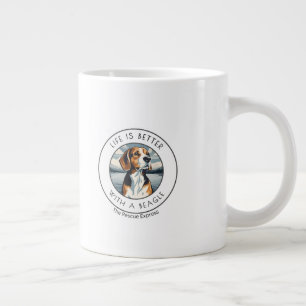 Beagle, mok, grote koffiekop