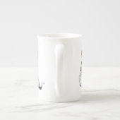 beagle mok van het hondbotchina (Achterkant)