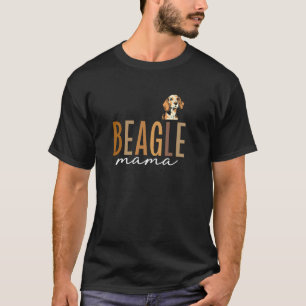 Beagle Mom Boho Beagle Mama Beagle Moeder T-shirt