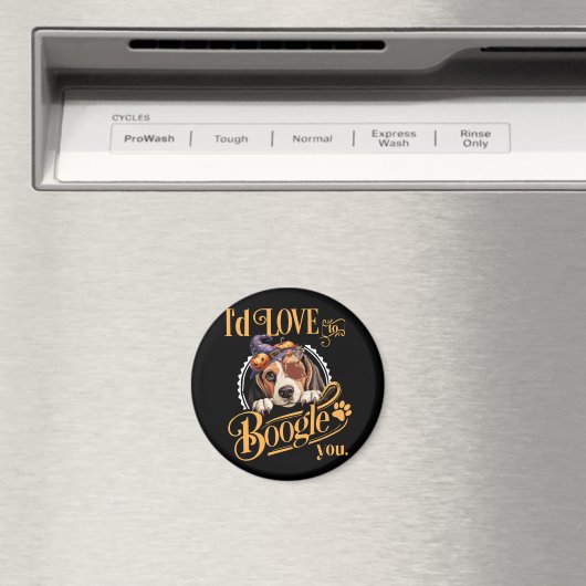 Beagle Mom Halloween Hondenliefhebber Magneet (Insitu (Vaatwasser))