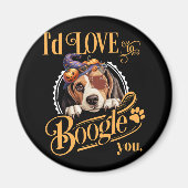 Beagle Mom Halloween Hondenliefhebber Magneet (Voorkant)