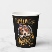 Beagle Mom Halloween Hondenliefhebber Papieren Bekers (Voorkant)