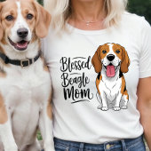 Beagle Mom Life T-shirt - Schattige Dog Mom Gift