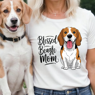 Beagle Mom Life T-shirt - Schattige Dog Mom Gift