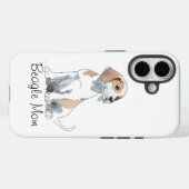 Beagle Mom Premium iPhone 16 Hoesje (Achterkant (horizontaal))