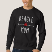 Beagle Mom Womens Beagle Dog Mom Trui (Voorkant)
