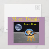 Beagle Moon Dog Lunar Rover door Funnycomb Briefkaart (Voorkant / Achterkant)