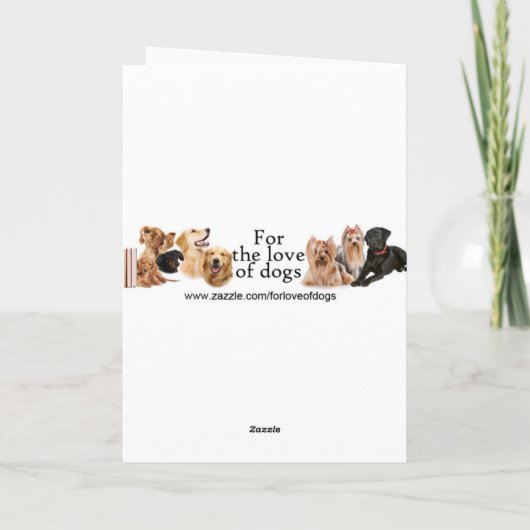 Beagle Mother's Day Card Kaart (Achterkant)