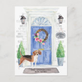 Beagle Moving Announcement Briefkaart (Voorkant)