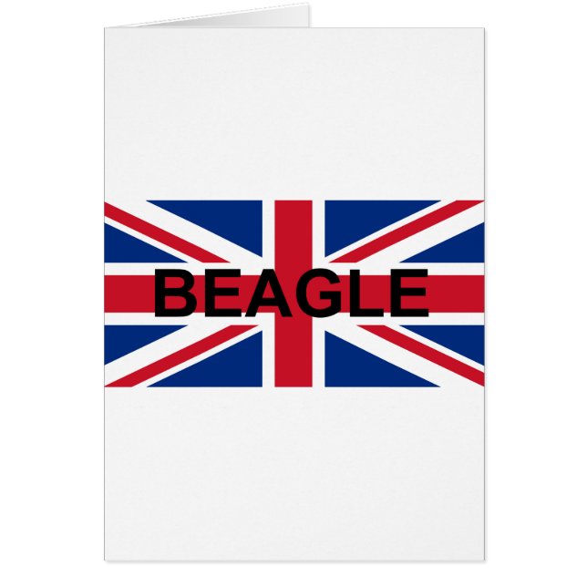 beagle name england United_Kingdom vlag (Voorkant)