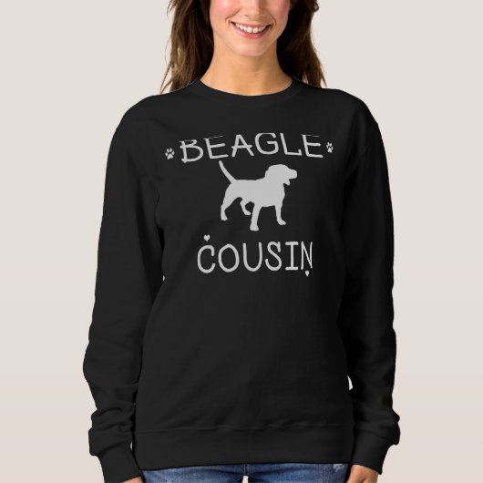 Beagle neef Beagle hond partij kostuum wedstrijd Trui (Voorkant)