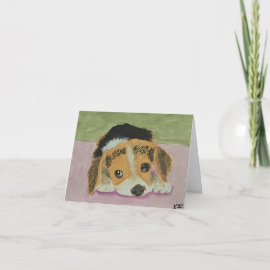 Beagle Notecards Kaart (Voorkant)