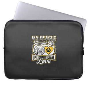 Beagle Onvoorwaardelijke Liefde Hondeneigenaar Laptop Sleeve